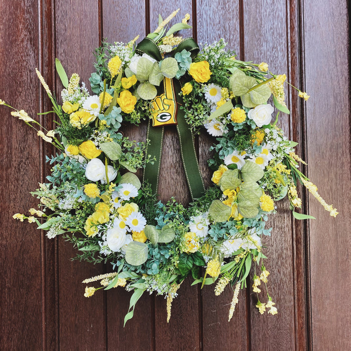 Custom Packers Wreath